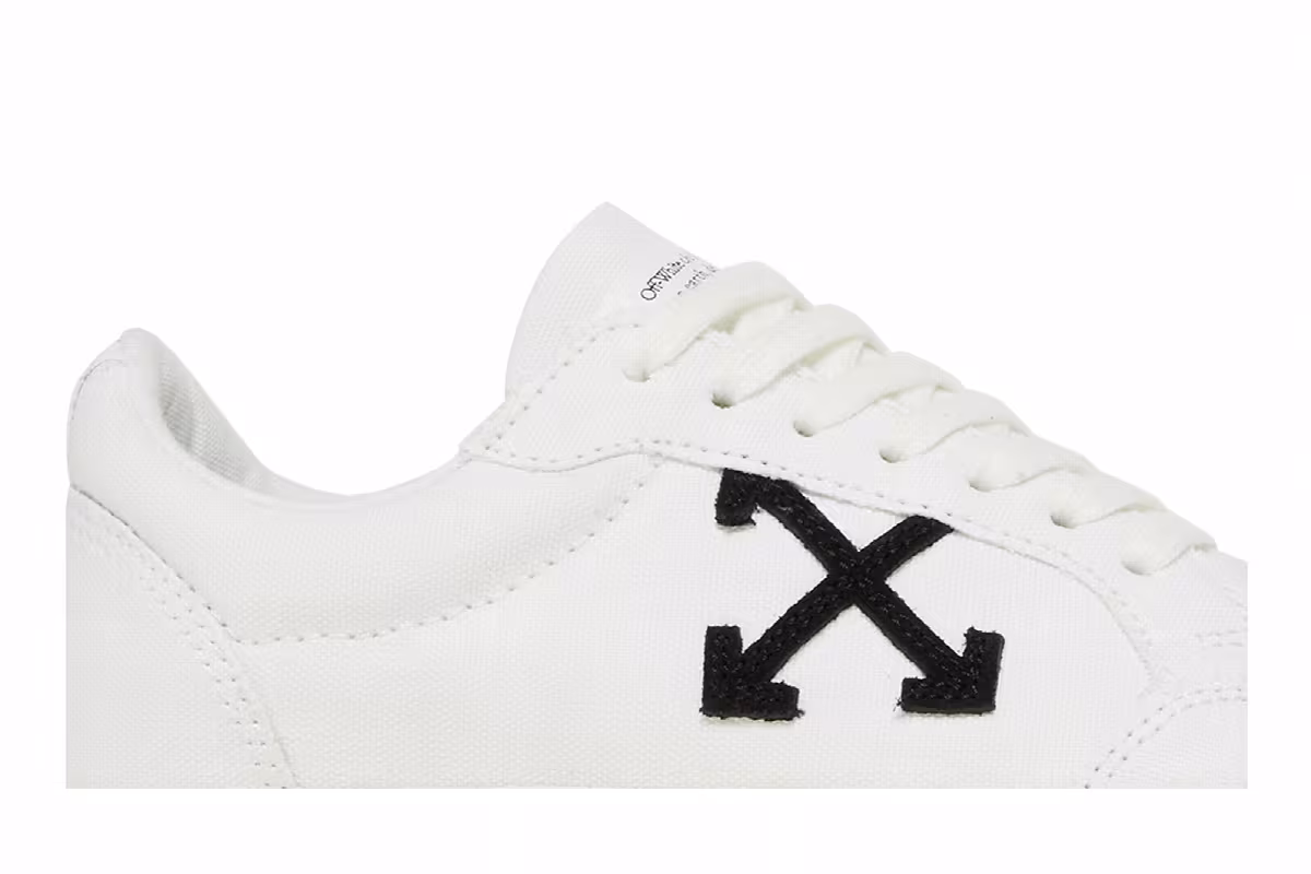 Off-White Women's Vulc Sneaker White Black, view 3