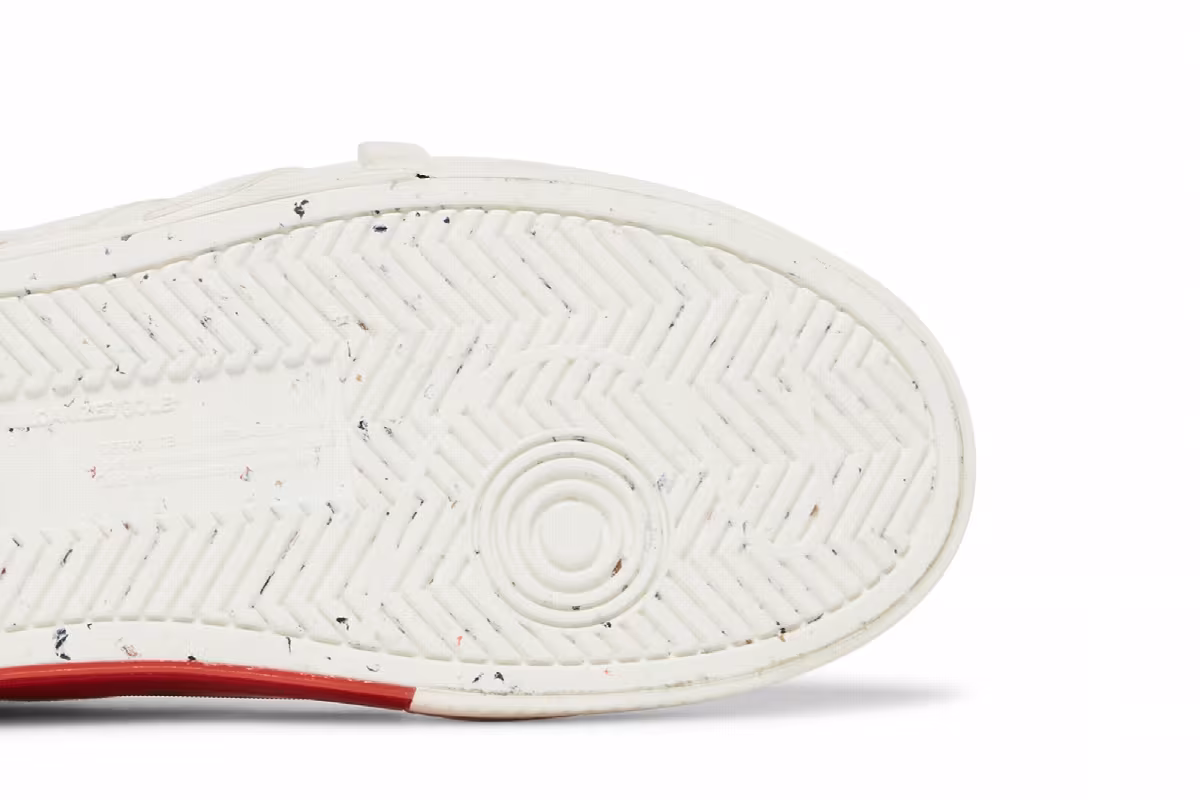 Off-White Women's Vulc Sneaker White Black, view 6