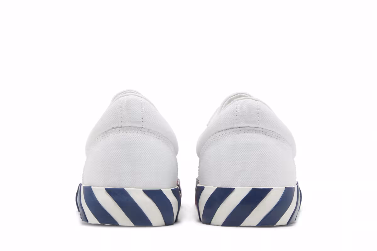 Off-White Vulc Sneaker White Navy Blue, view 7