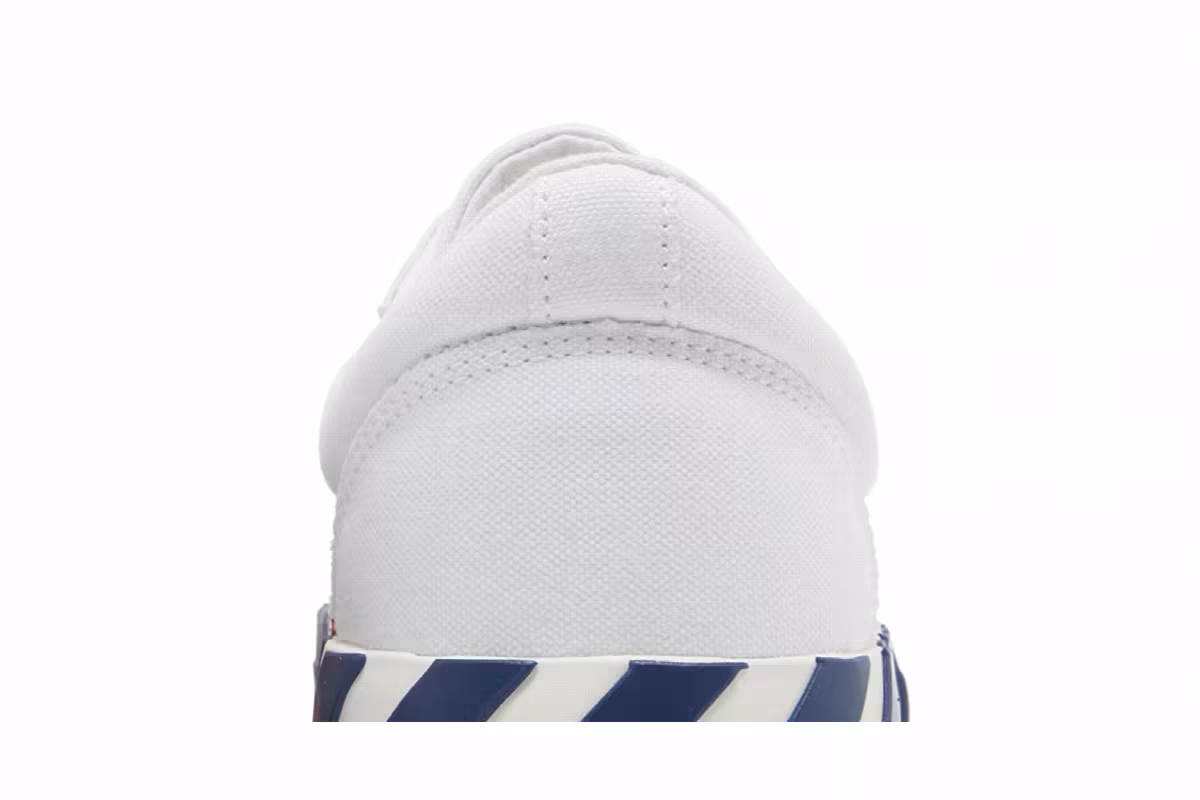 Off-White Vulc Sneaker White Navy Blue, view 8