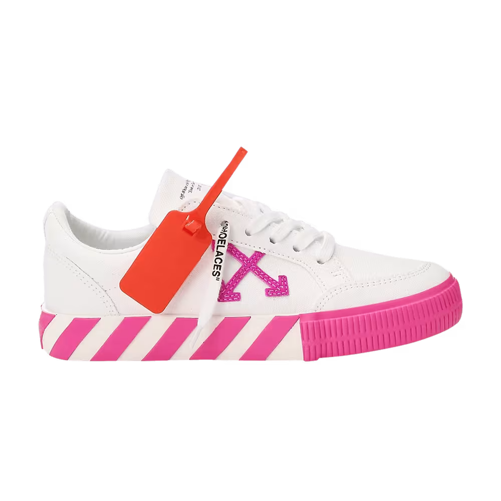 Off-White Women's Vulc Sneaker White Fuchsia