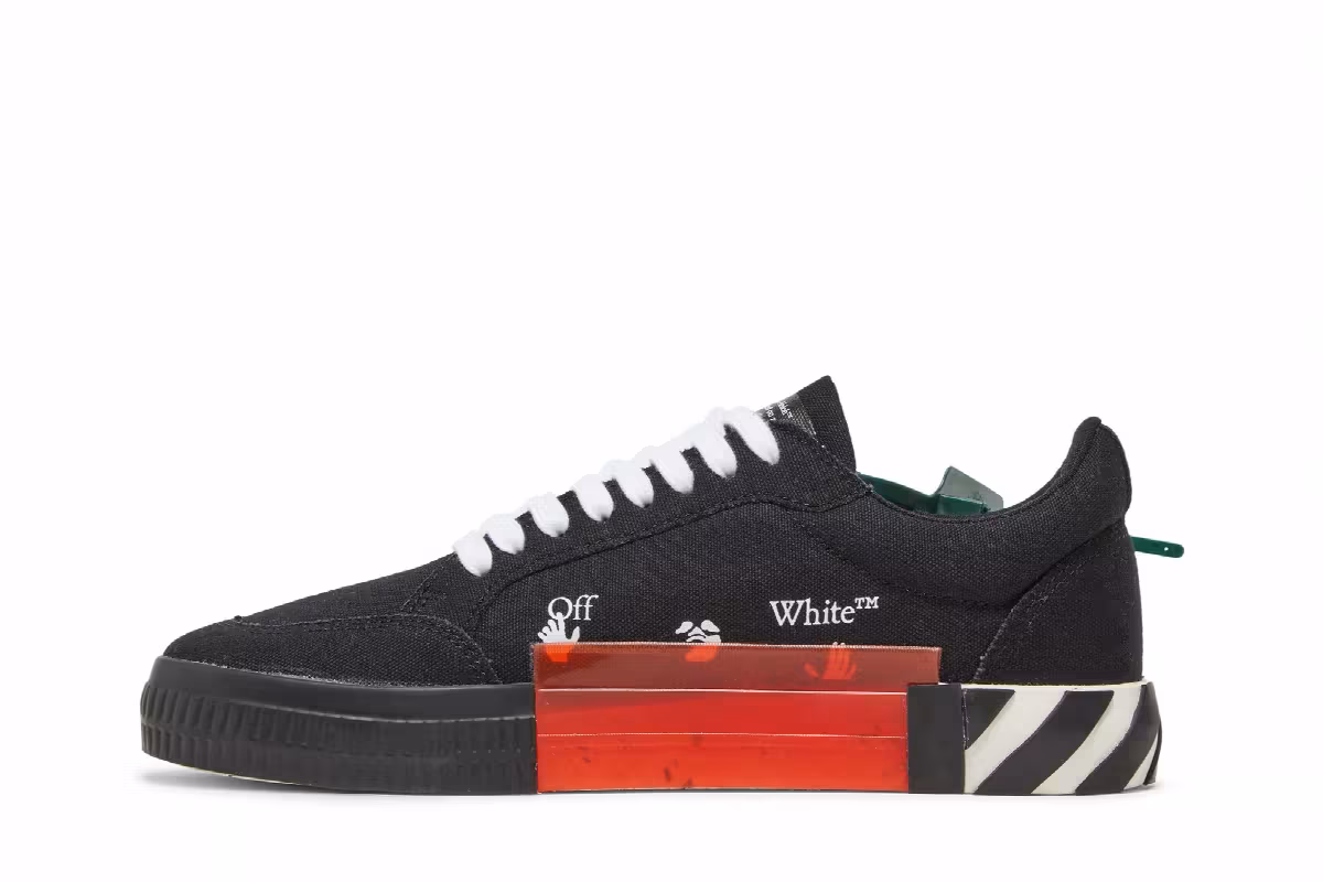 Off-White Vulc Sneaker Black Blue, view 4