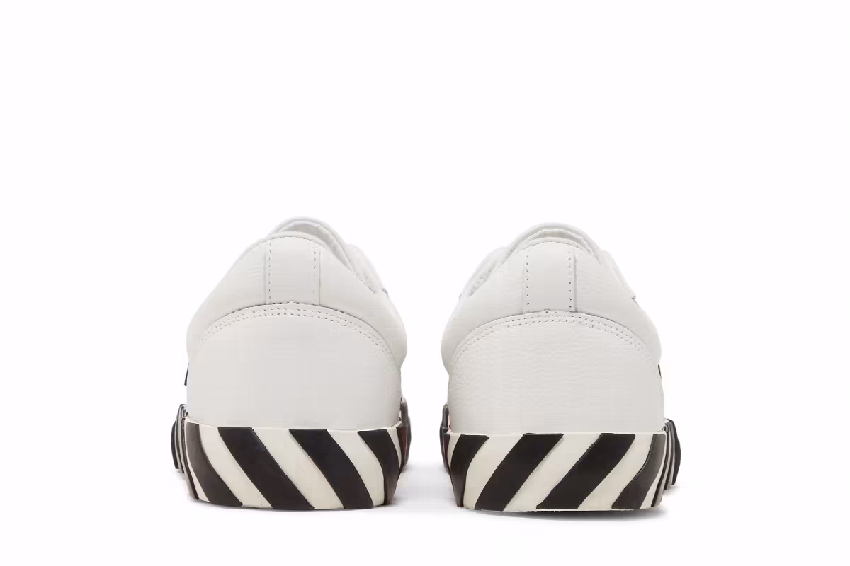 Off-White Vulc Sneaker White Black, view 7