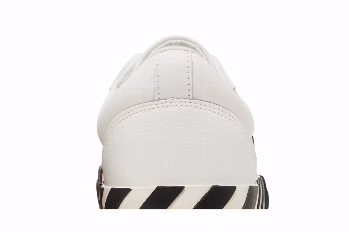 Off-White Vulc Sneaker White Black, view 8