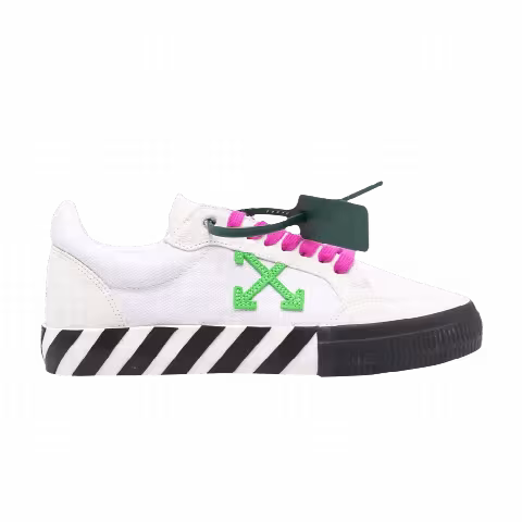 Off-White Vulc Sneaker 'White Green Fuchsia'