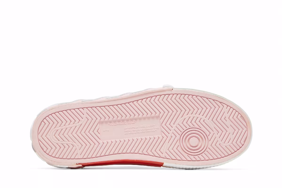 Off-White Women's Vulc Sneaker Pink Checkerboard Floral, view 5