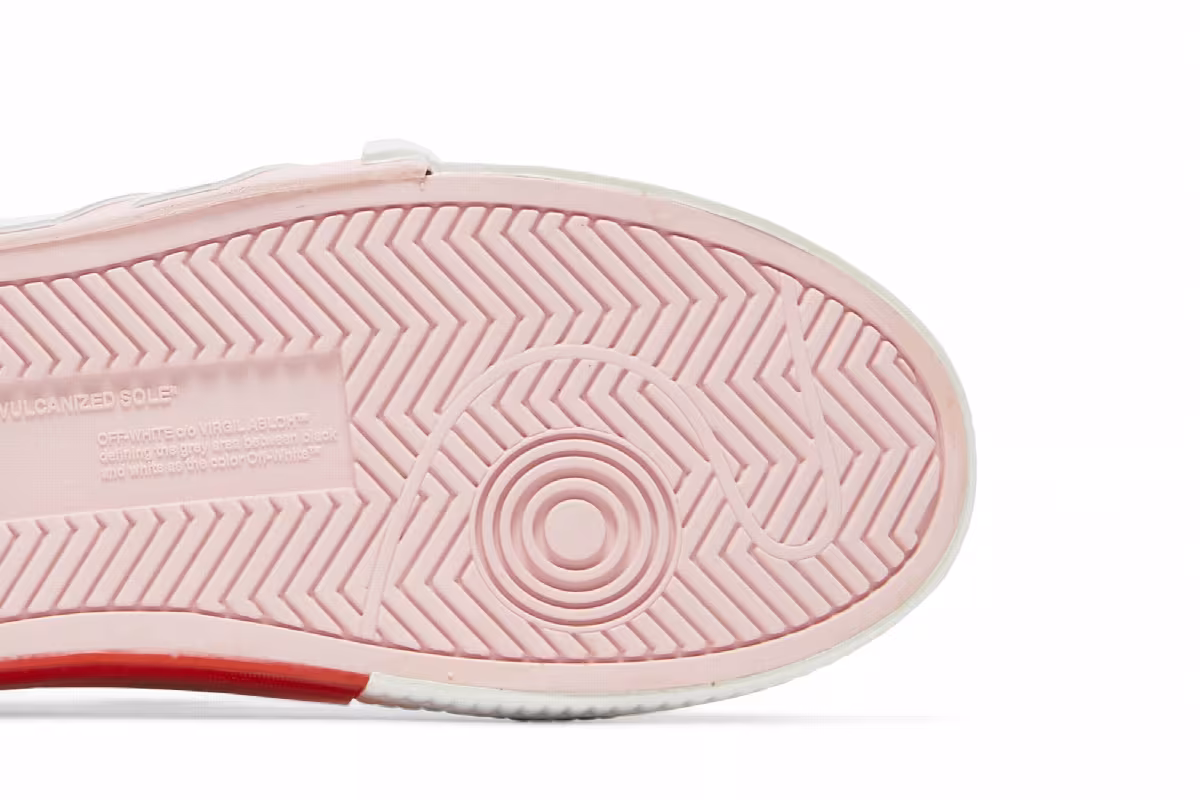 Off-White Women's Vulc Sneaker Pink Checkerboard Floral, view 6