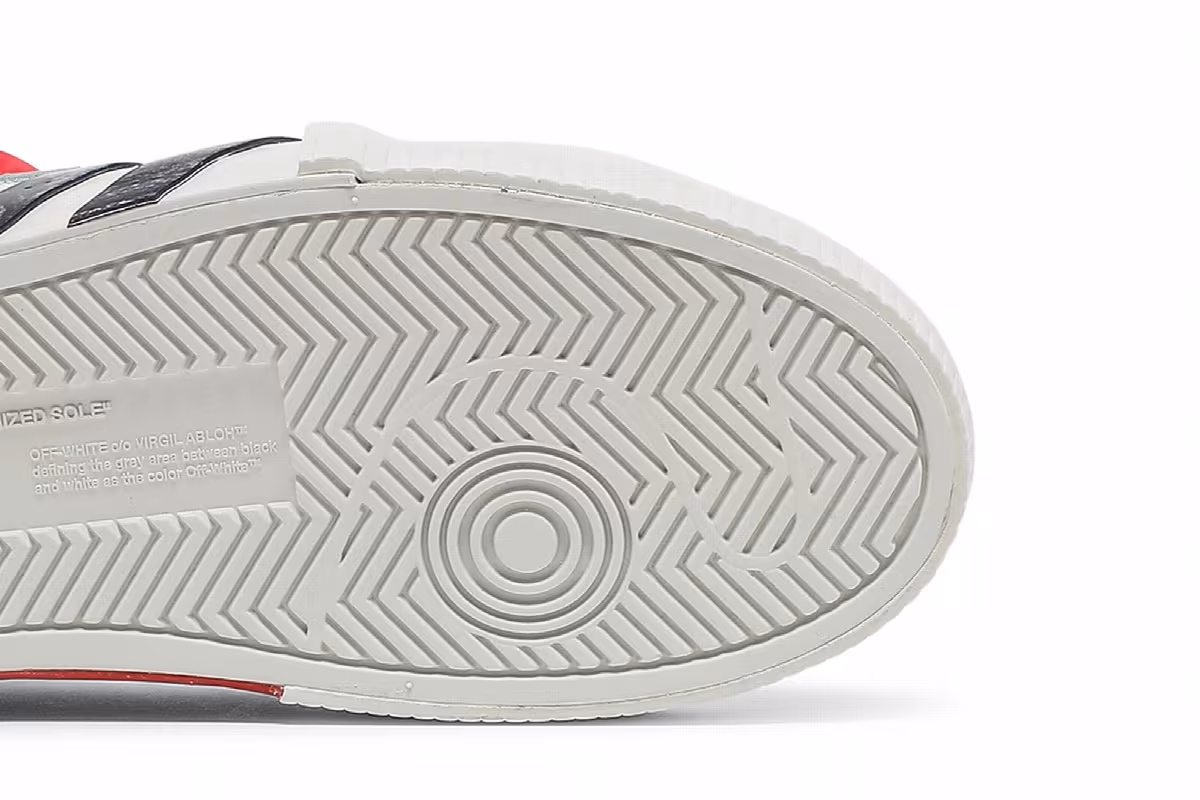 Off-White Women's Vulc Sneaker White Black, view 6
