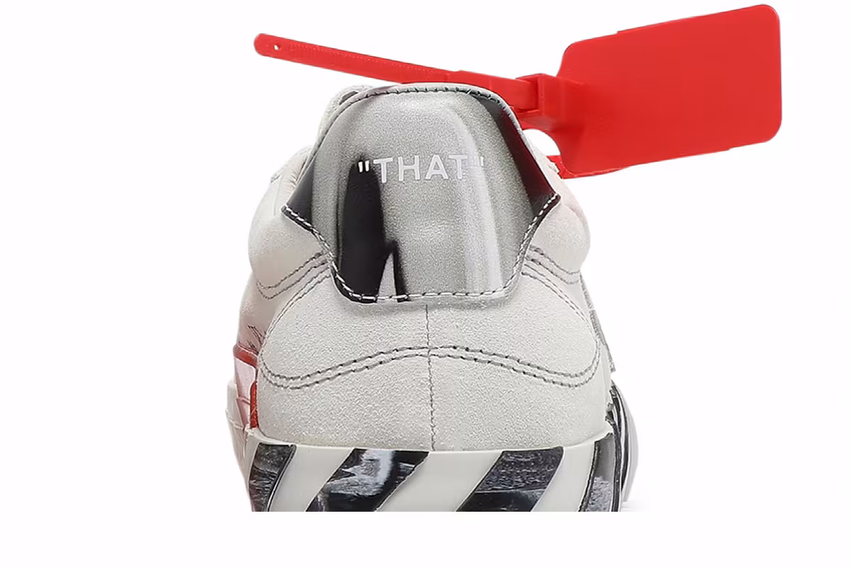Off-White Women's Vulc Sneaker White Black, view 8