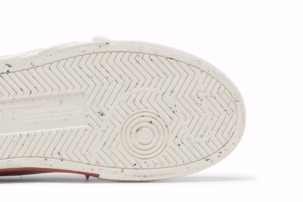 Off-White Women's Vulc Sneaker Black White, view 6