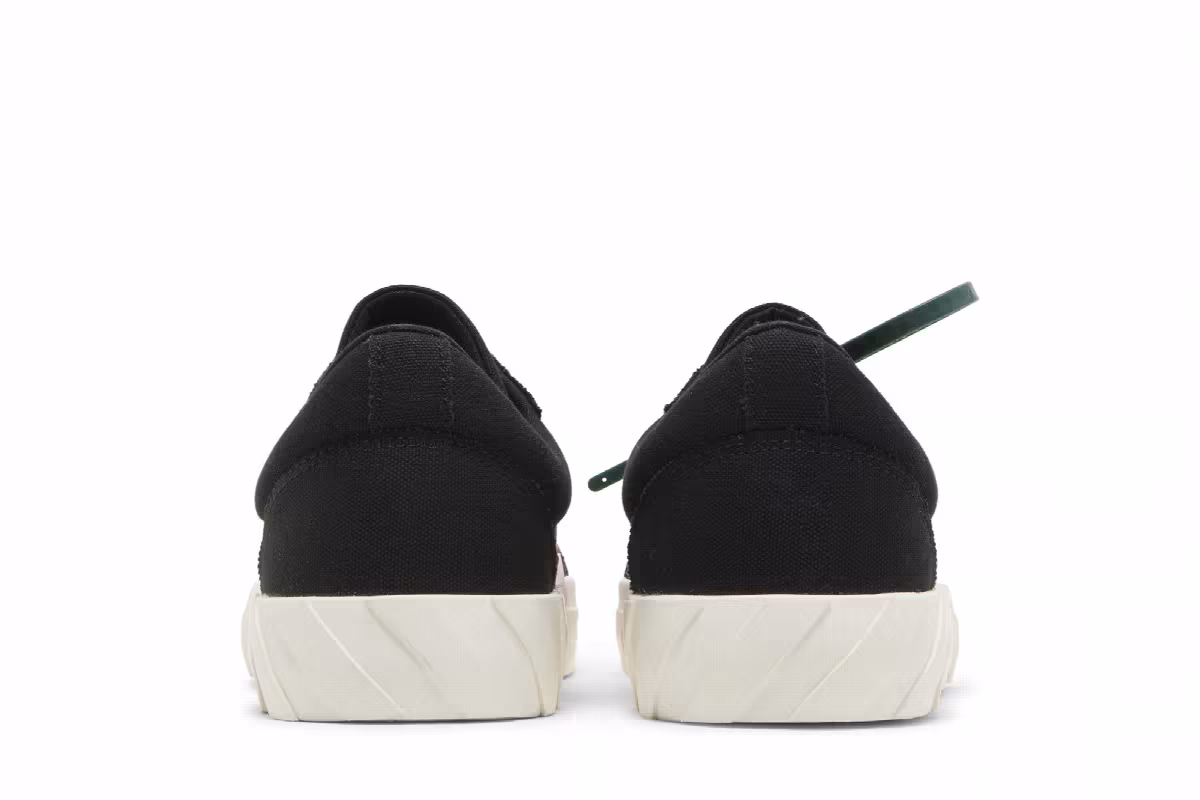 Off-White Women's Vulc Sneaker Black White, view 7