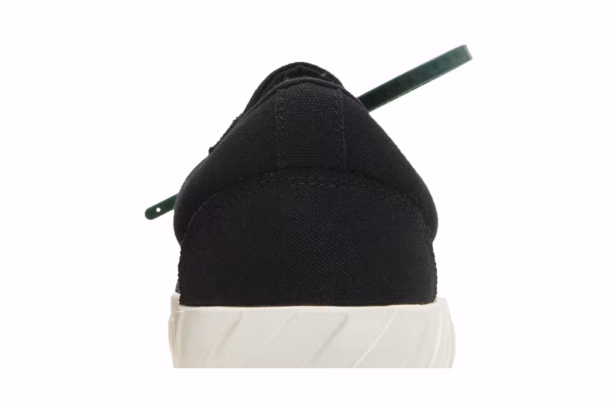 Off-White Women's Vulc Sneaker Black White, view 8