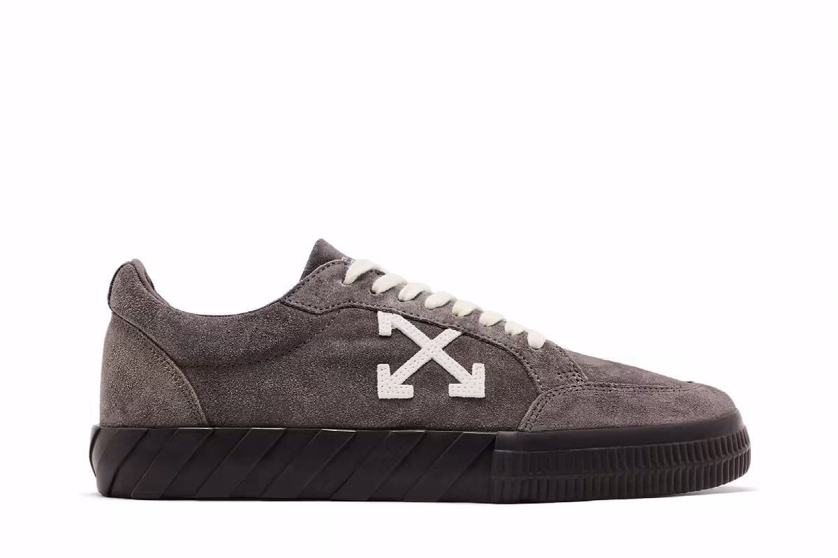 Off-White Vulc Sneaker Dark Grey White, view 2