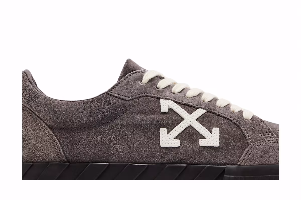 Off-White Vulc Sneaker Dark Grey White, view 3