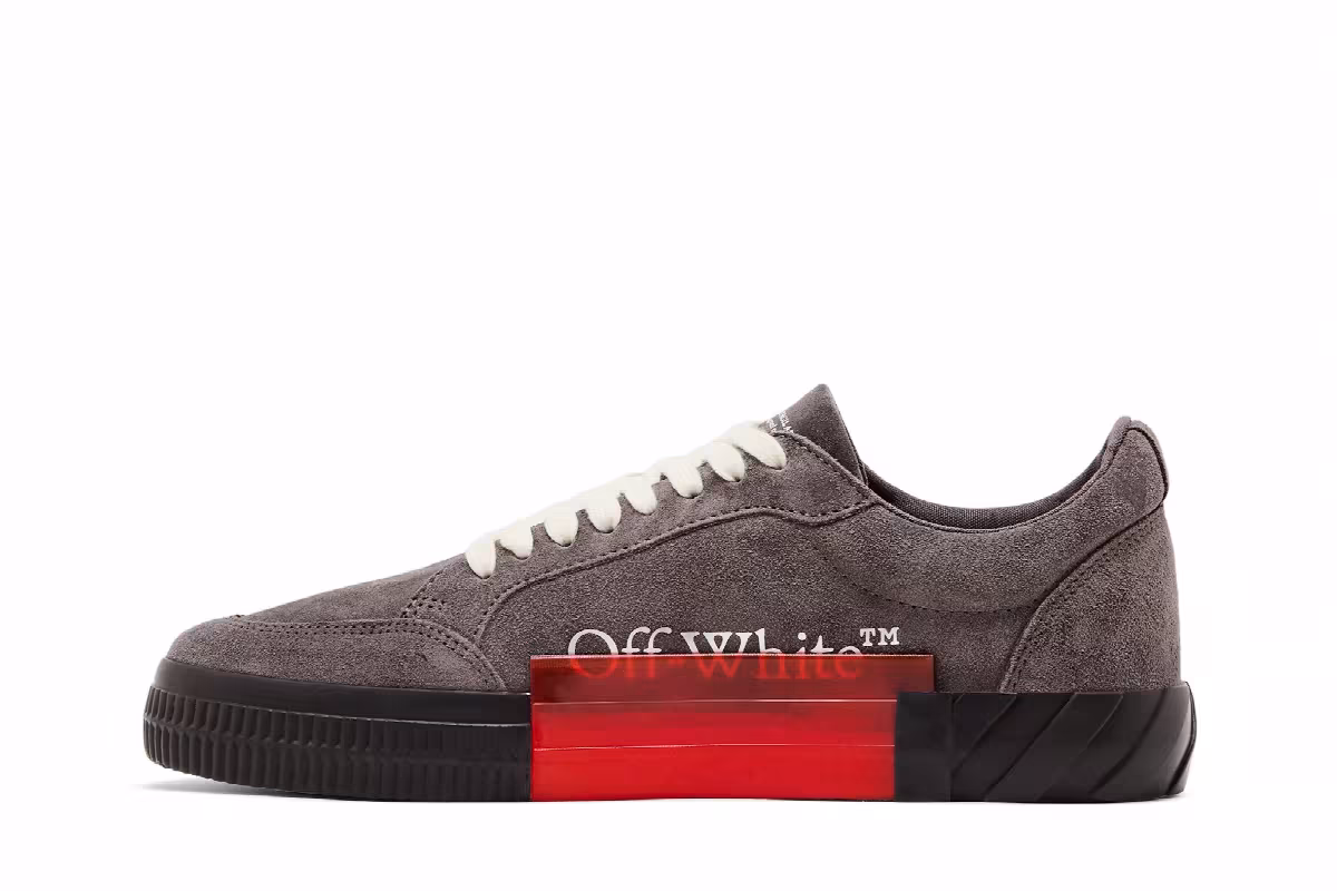 Off-White Vulc Sneaker Dark Grey White, view 4