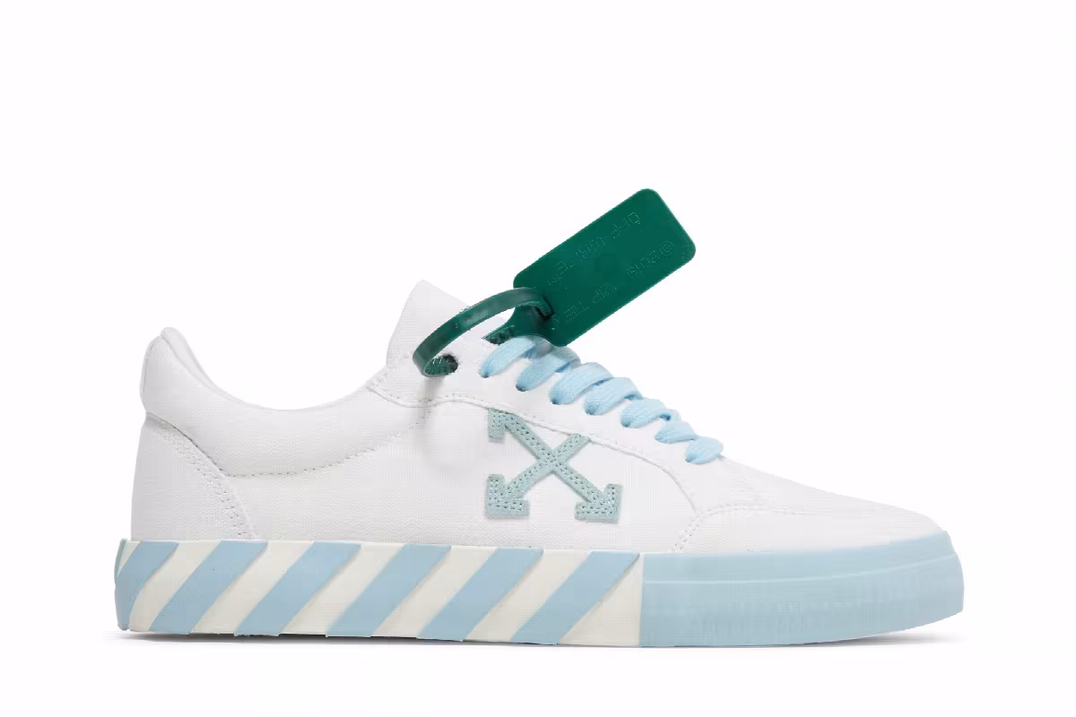 Off-White Vulc Sneaker White Light Blue, view 2
