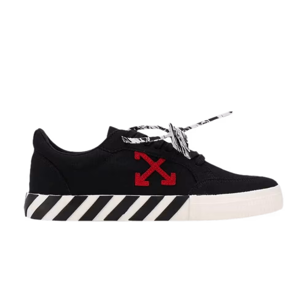 Off-White Vulc Low Black Red