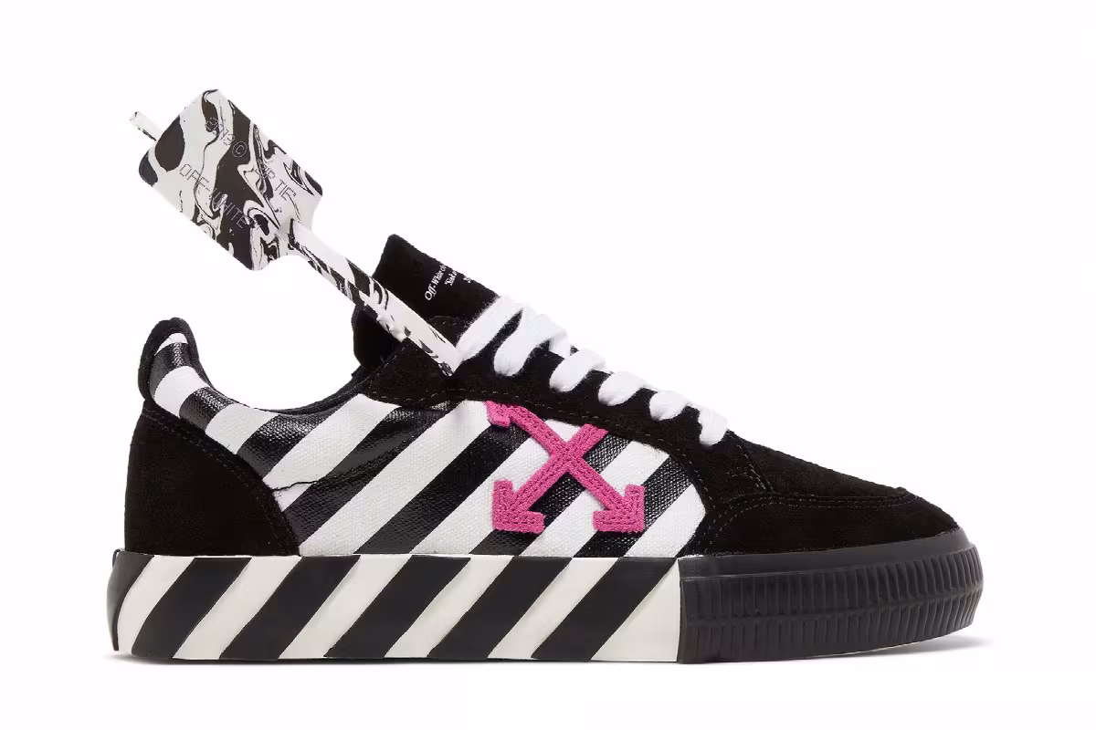Off-White Women's Vulc Sneaker Black Violet, view 2