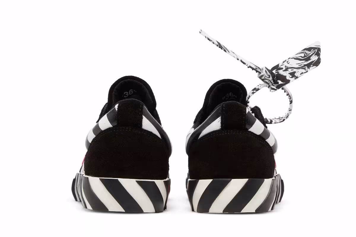 Off-White Women's Vulc Sneaker Black Violet, view 7
