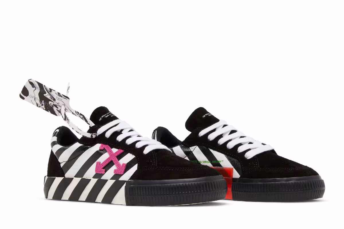 Off-White Women's Vulc Sneaker Black Violet, view 9