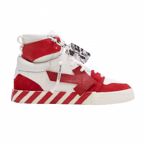 Off-White Vulc Sneaker High 'White Red'
