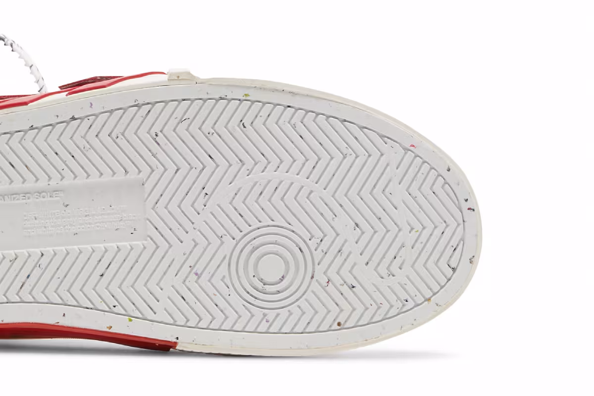 Off-White Vulc Sneaker High White Red, view 6