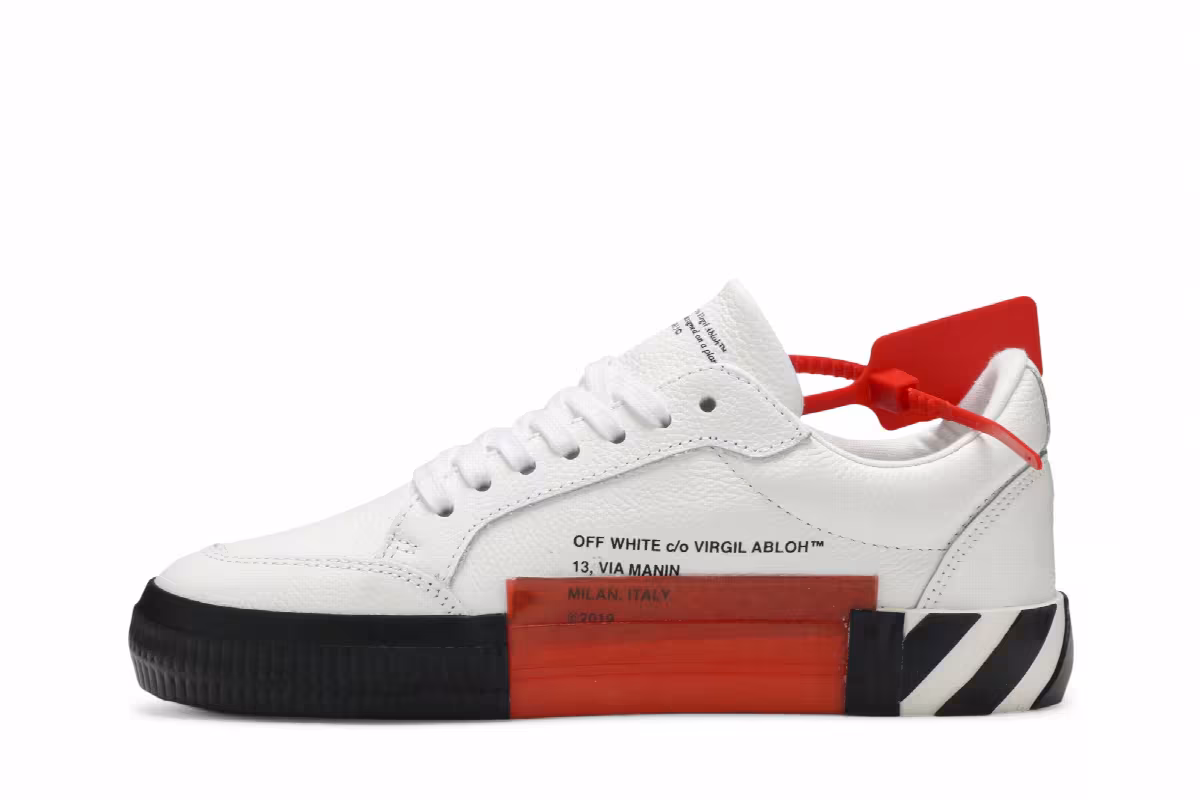 Off-White Vulc Sneaker White Black 2020, view 4