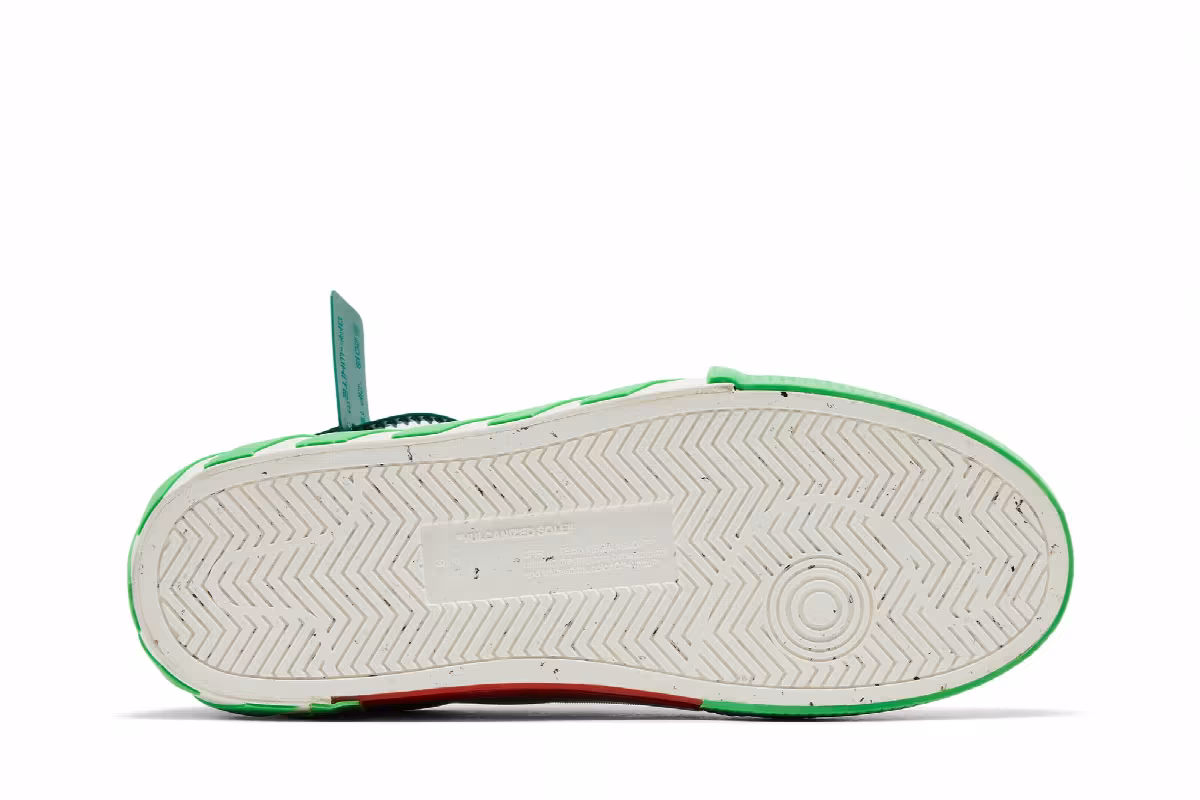 Off-White Vulc Sneaker Lime Green, view 5