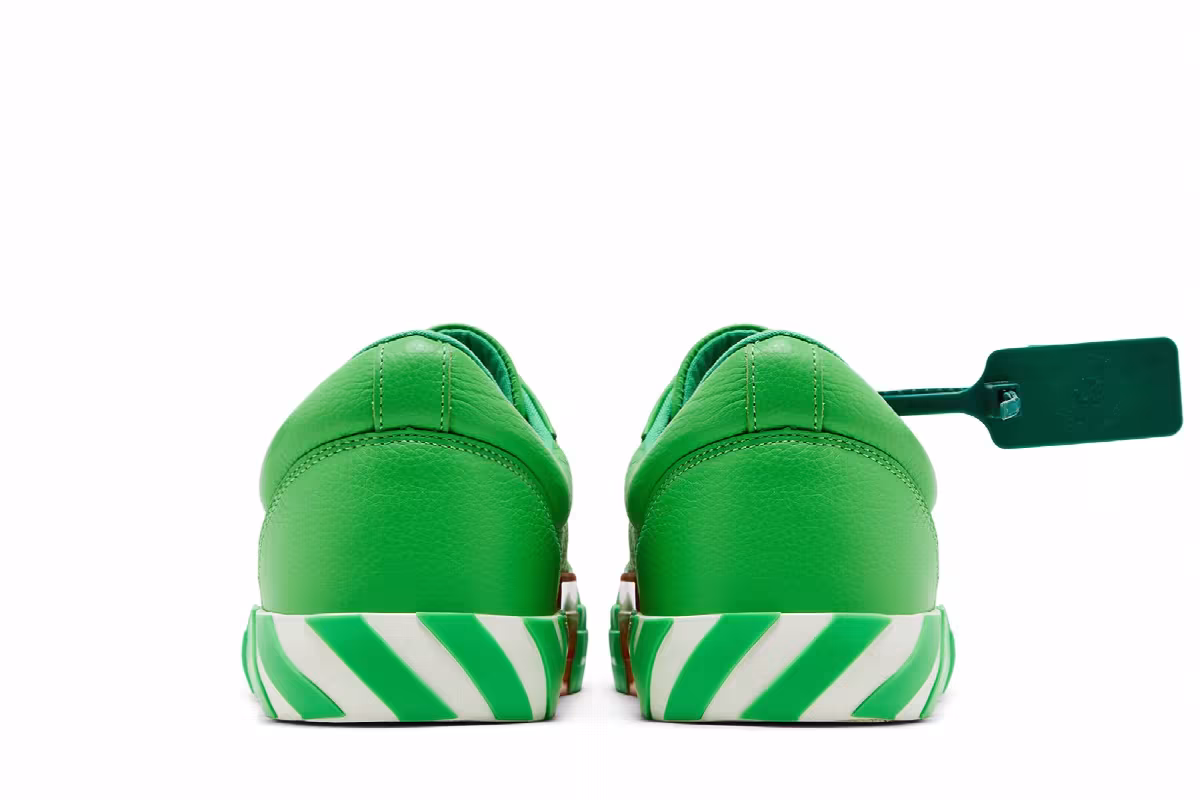 Off-White Vulc Sneaker Lime Green, view 7