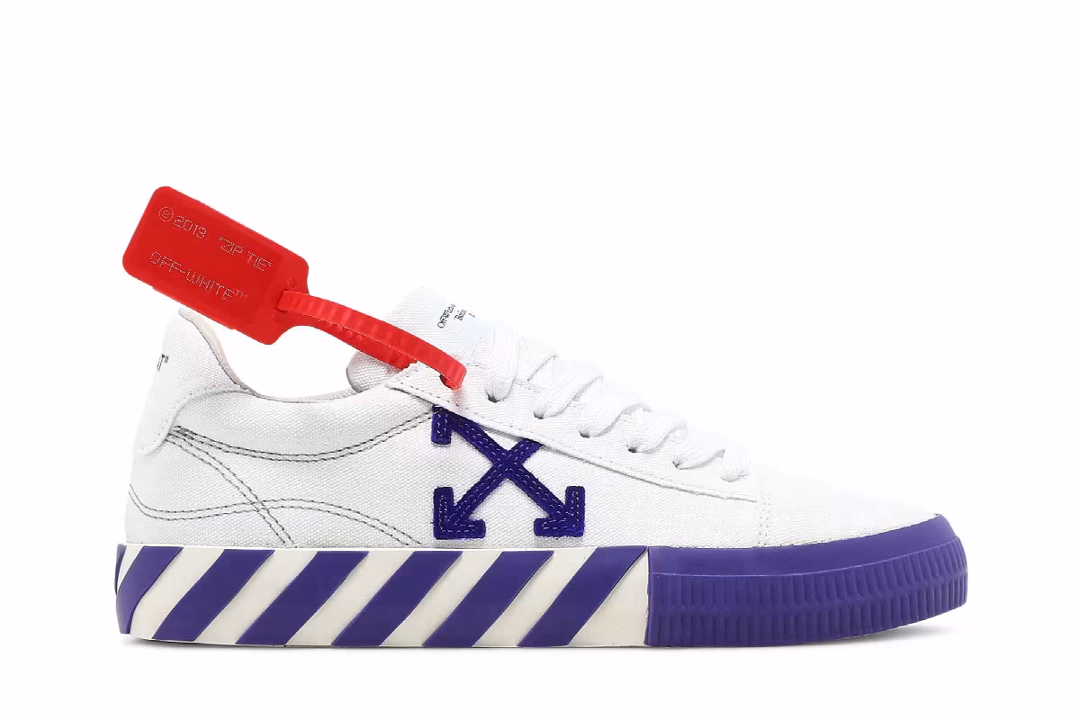 Off-White Women's Vulc Sneaker White Violet, view 2