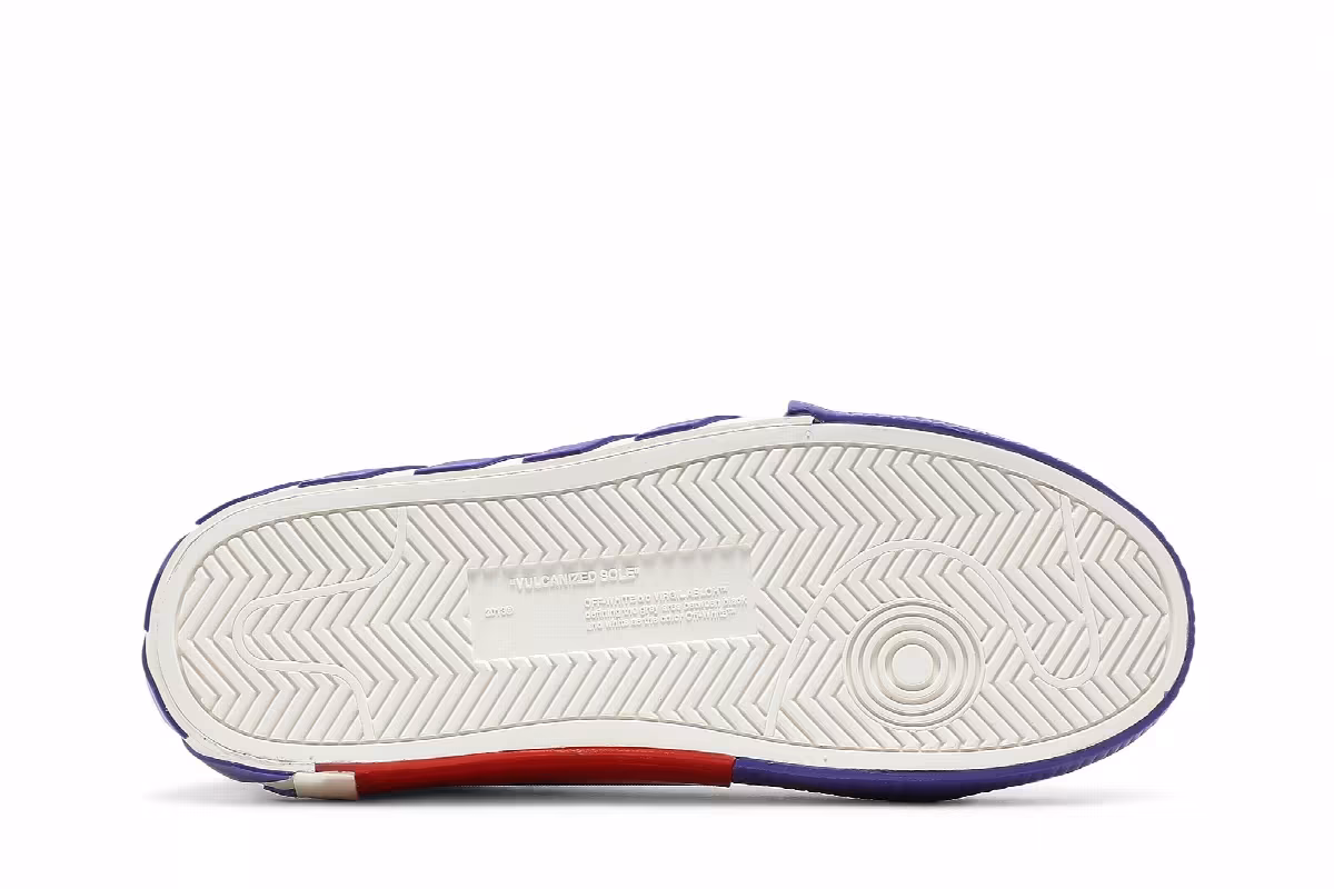 Off-White Women's Vulc Sneaker White Violet, view 5