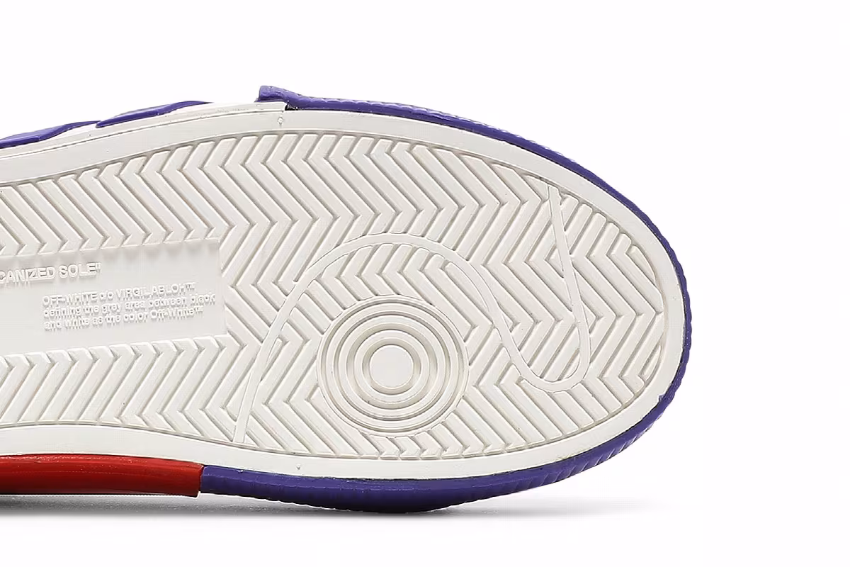 Off-White Women's Vulc Sneaker White Violet, view 6