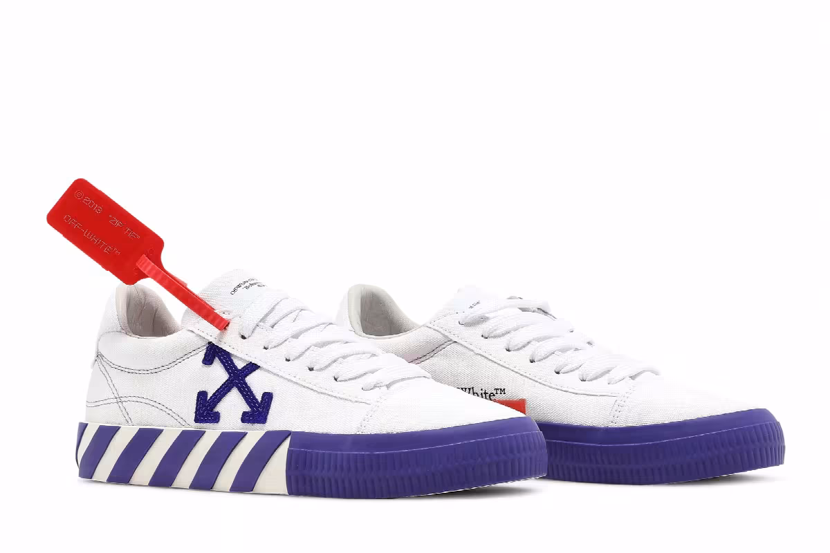 Off-White Women's Vulc Sneaker White Violet, view 9