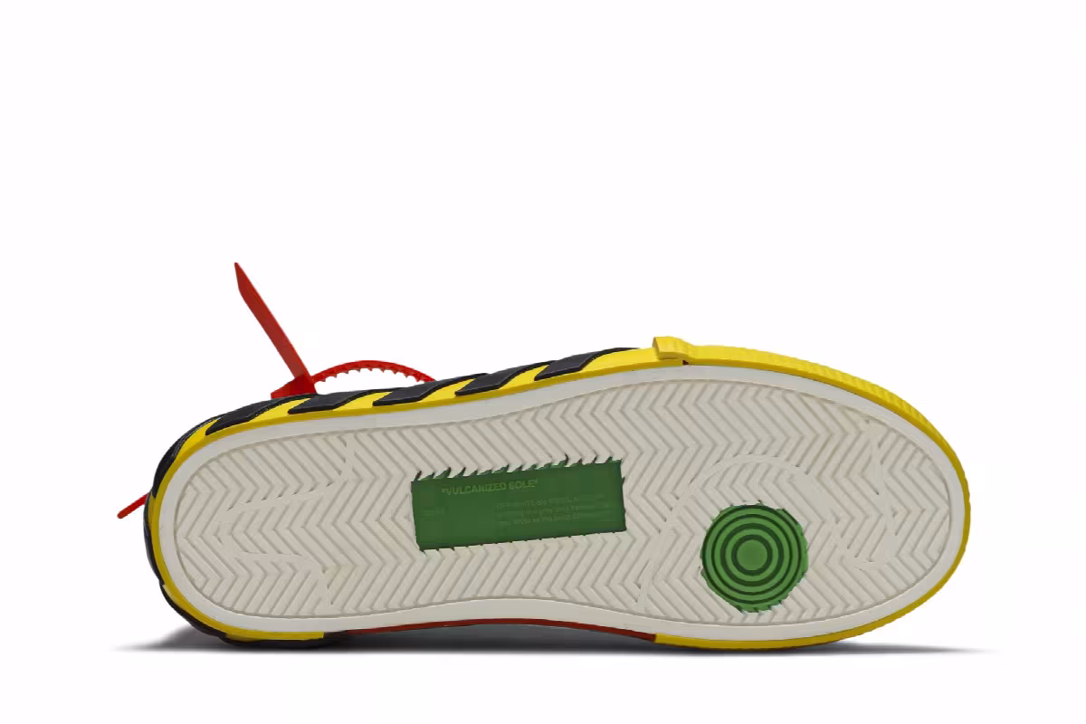 Off-White Vulc Sneaker Yellow Red, view 5