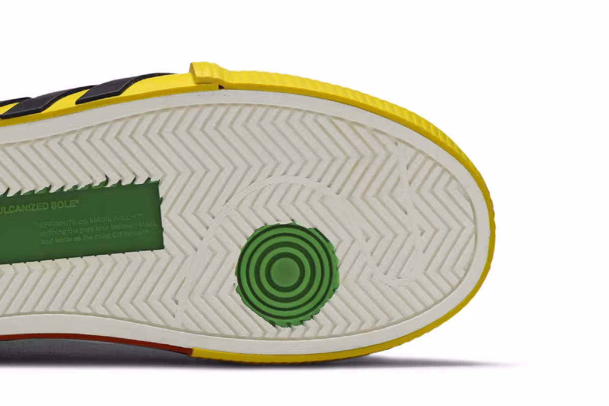 Off-White Vulc Sneaker Yellow Red, view 6