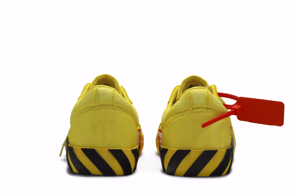 Off-White Vulc Sneaker Yellow Red, view 7