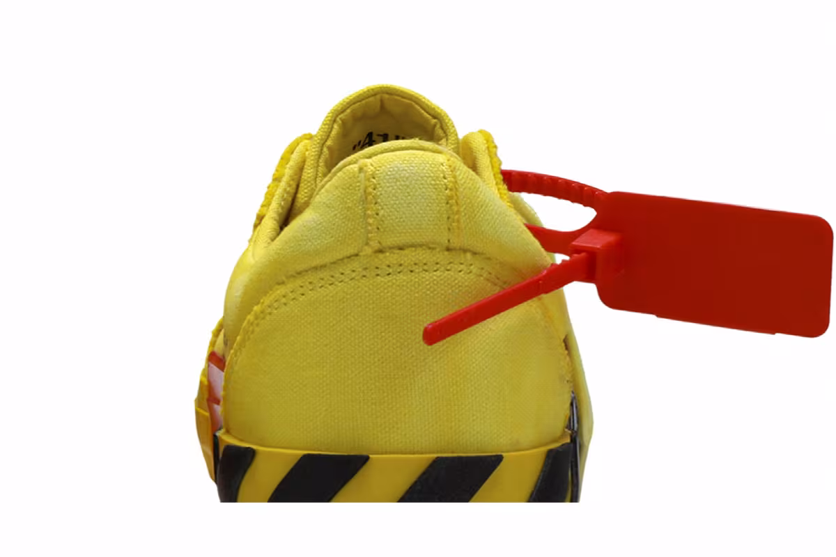 Off-White Vulc Sneaker Yellow Red, view 8