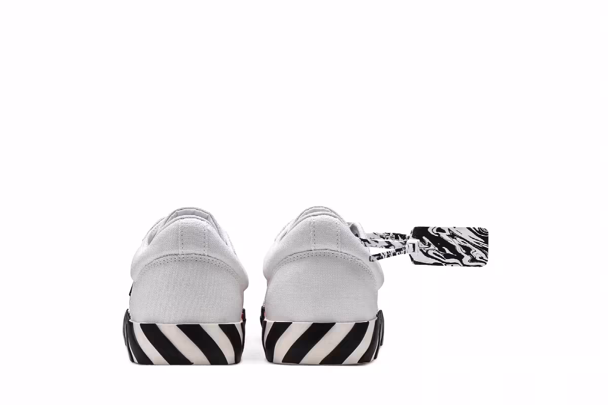 Off-White Vulc Sneaker Low White Black, view 7