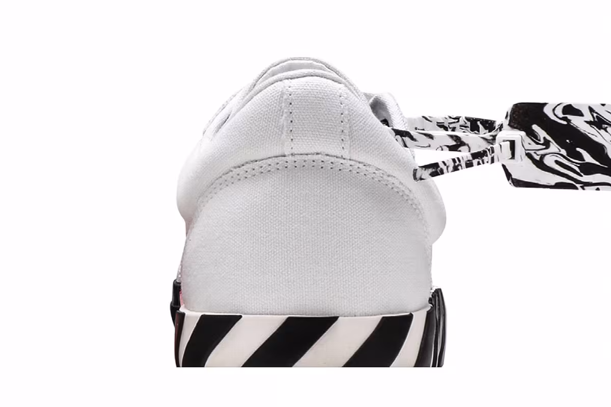 Off-White Vulc Sneaker Low White Black, view 8