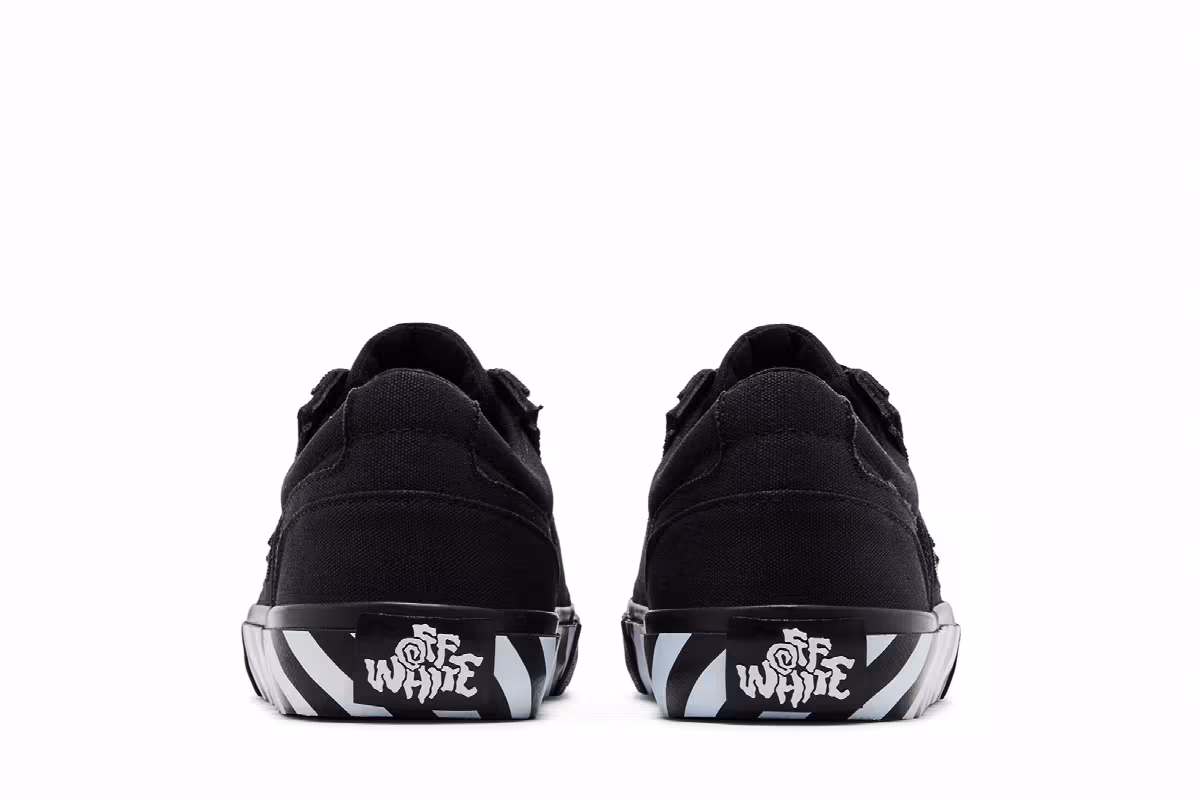 Off-White Vulc Undercut Sneaker Black White, view 7