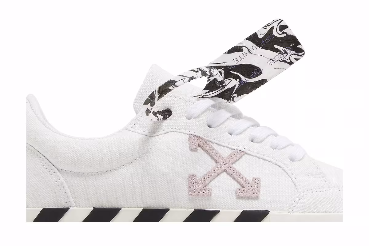 Off-White Women's Vulc Sneaker White Pink 2022, view 3