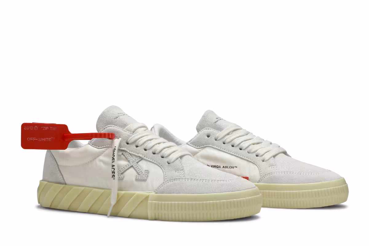 Off-White Vulc Sneaker White, view 9