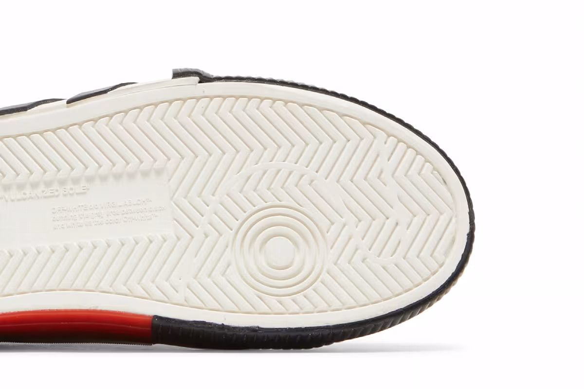 Off-White Women's Vulc Sneaker Black White, view 6