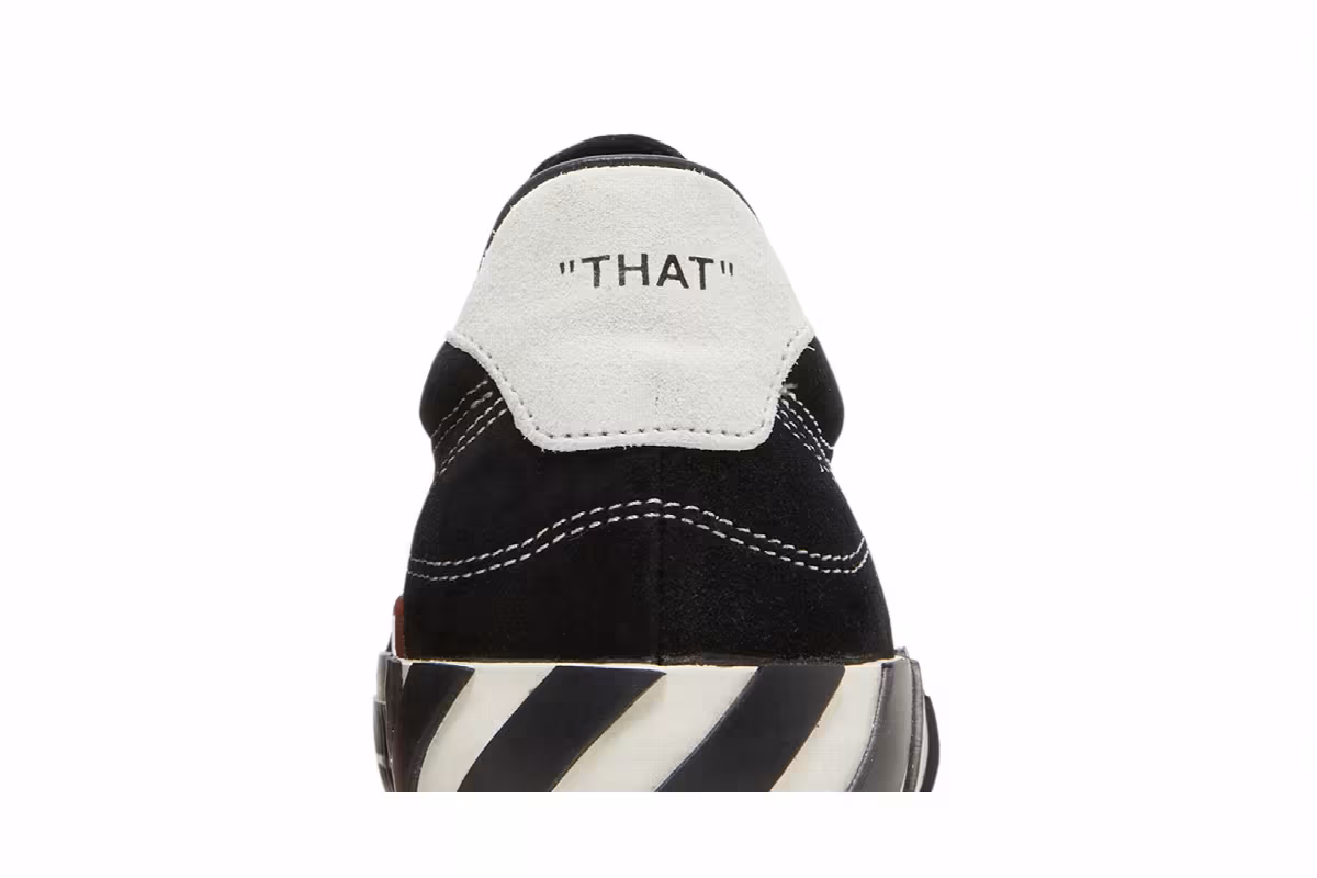 Off-White Women's Vulc Sneaker Black White, view 8