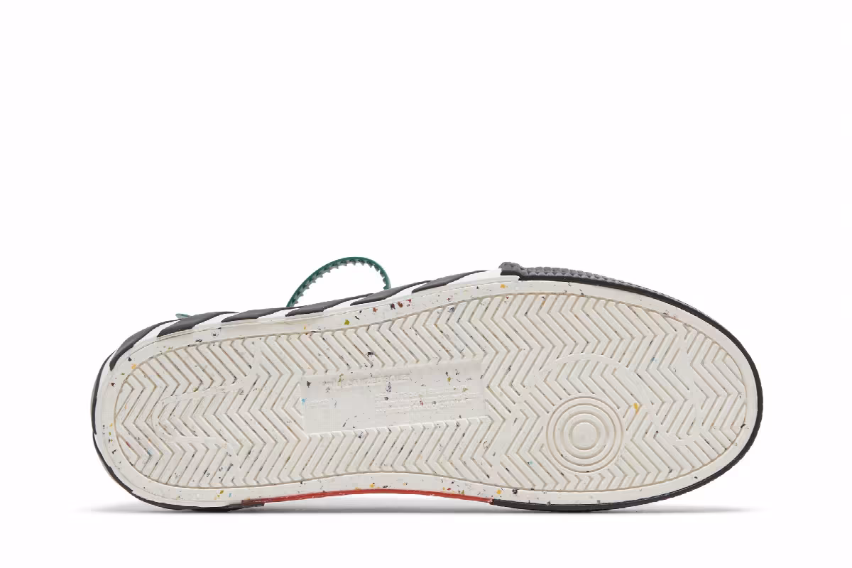 Off-White Vulc Sneaker White Navy Blue, view 5
