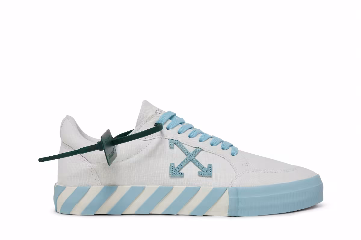 Off-White Vulc Sneaker White Light Blue, view 2