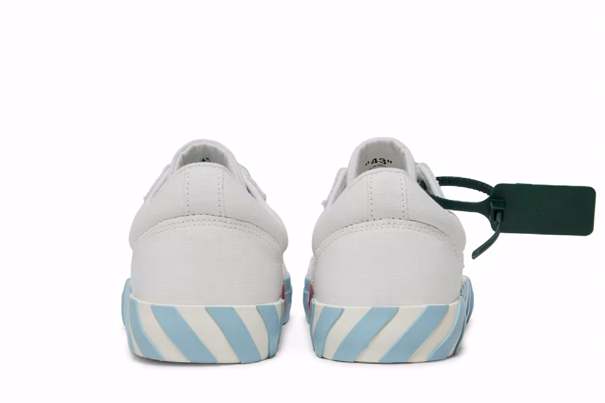 Off-White Vulc Sneaker White Light Blue, view 7