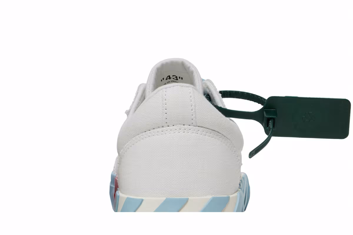 Off-White Vulc Sneaker White Light Blue, view 8