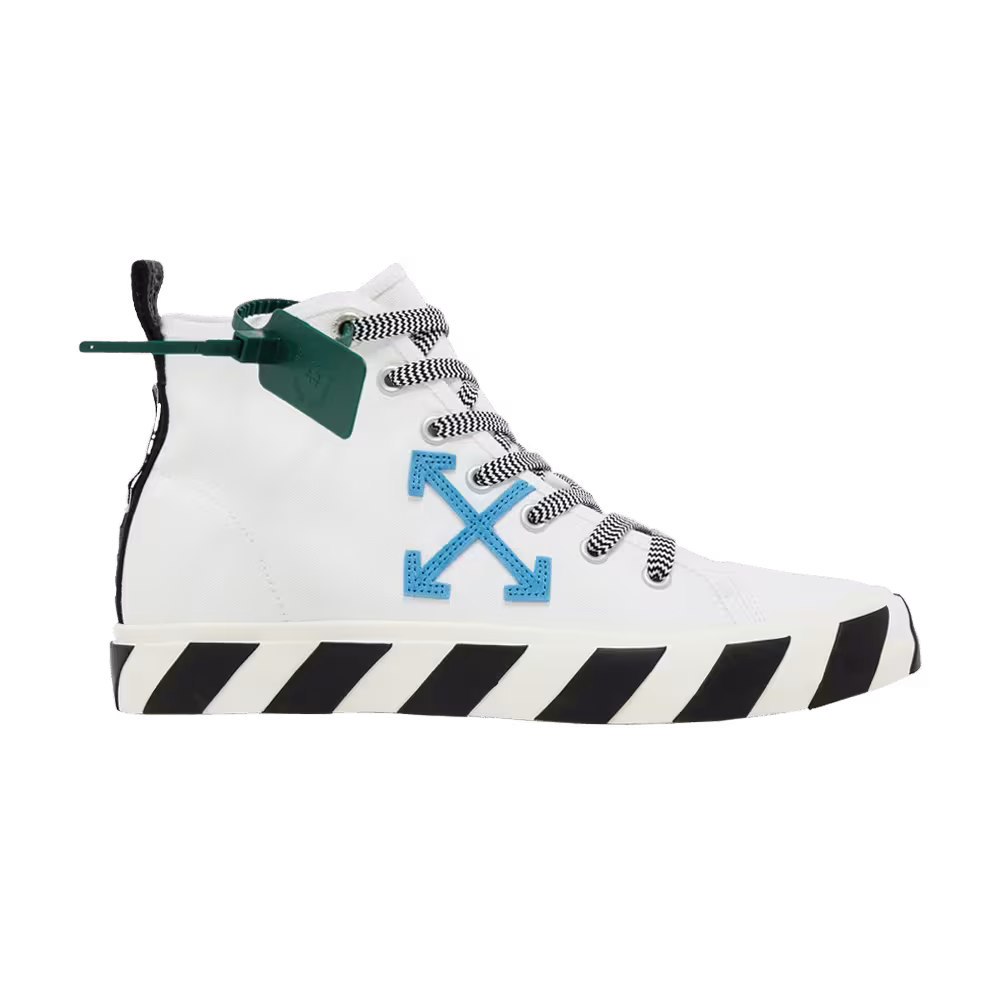 Off-White Vulcanized Mid White Blue