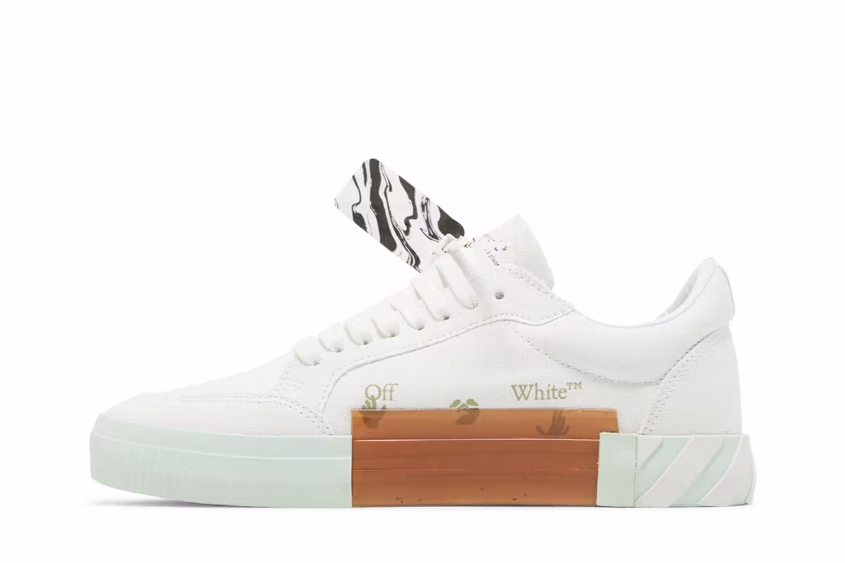 Off-White Vulc Sneaker White Mint, view 4
